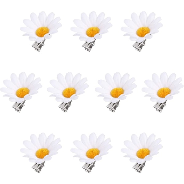 10 kpl Daisy hiusklipsit söpöt pienet kukkaiset hiuspitimet lisävarusteet hiusneulat