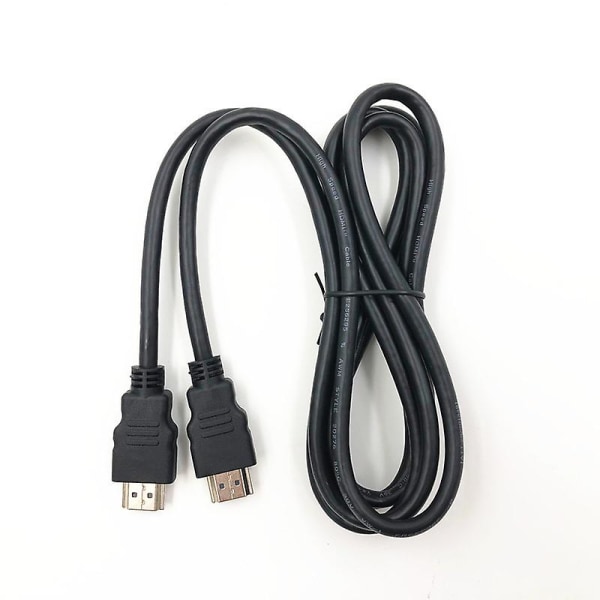 Höghastighets-HDMI-kabel (18 Gbps, 4k/60hz) - 6 fot svart