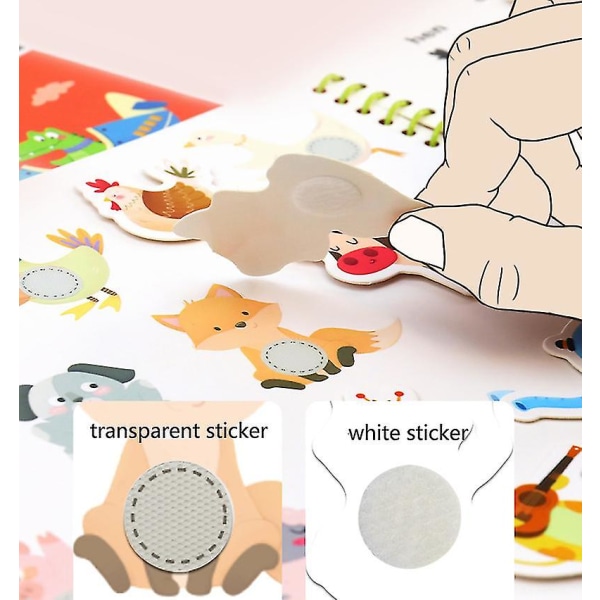 Barnupplysningsdekaler Tyst bok Upptagen bok Handgjort material Klistra in bok Pedagogiska leksaker-trafik kognition Vegetable cognition