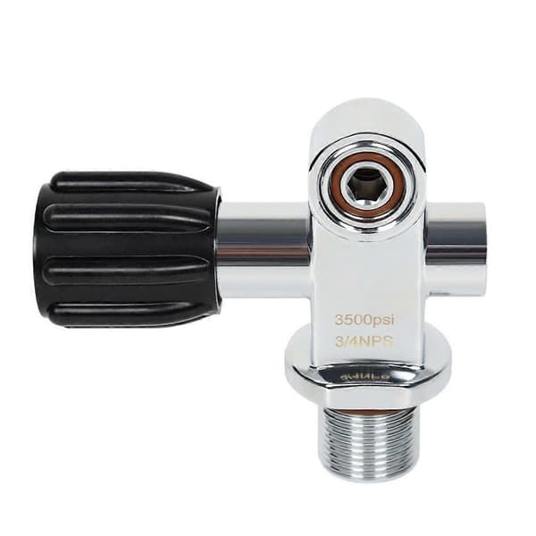 5000Psi 3/4-14NPS G3/4 Højtryks Scuba Diving Tank Ventil Cylinder Reduktionsventil til YOKE/DIN