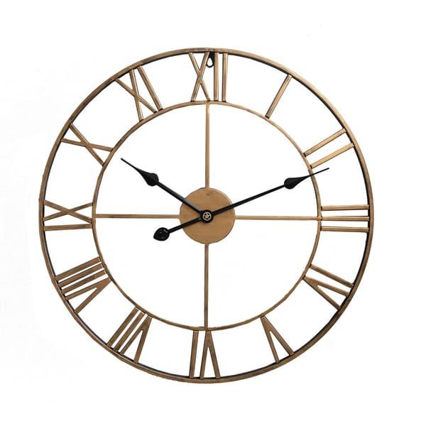 Stor väggklocka - Tyst kvartsurverk - Diameter 40 cm -