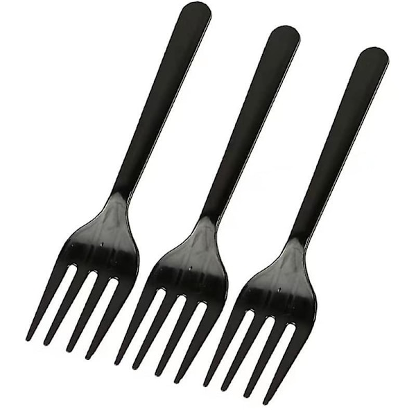 100 stk. sorte plastgafler