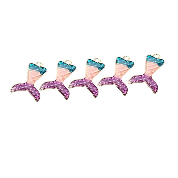 10 st Mermaid Halsband Dam Halsband Accesorios Para Mujer Diy Flickor Halsband Mermaid Svans Halsband