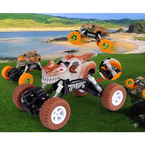 Dinosaur Toys Auto 4-5-vuotiaiden poikien kauko-ohjainautoihin Orange