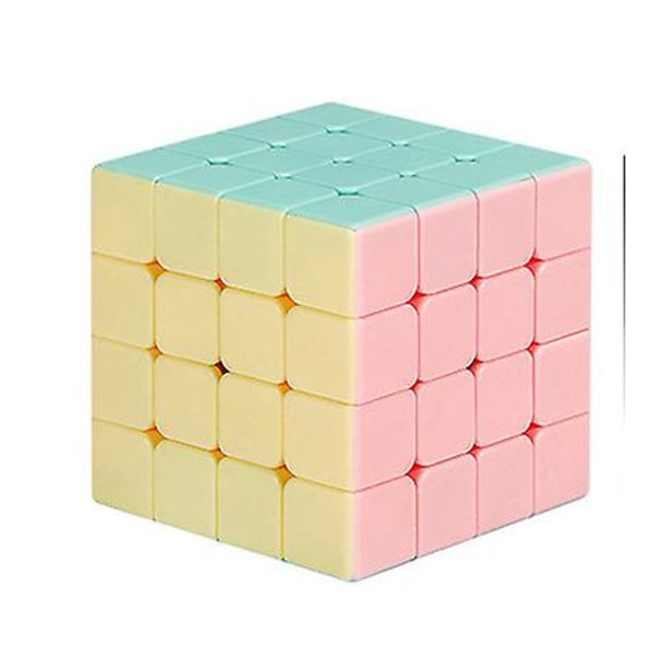 Magisk kube Speed Cube klistremerkeløs magisk kube puslespill leker 4x4x4