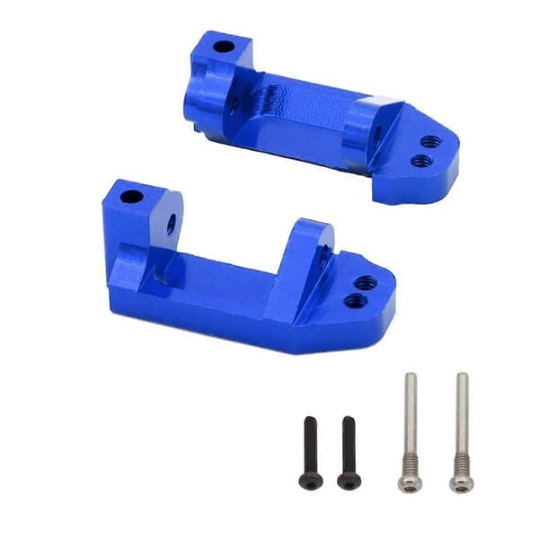 RC Bil Front C Sæde Front Styrekop Bagaksel Sæde Kit til 1/10 Slash 2WD RC Bil Opgraderingsdele Blå