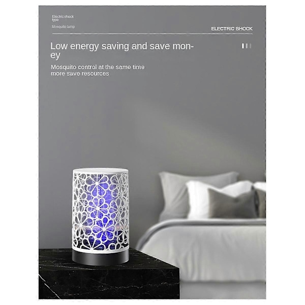 Insektlampe, Innendørs Insektfelle Lilla Lys Mygglampe, Soverom Stue Mygglampe