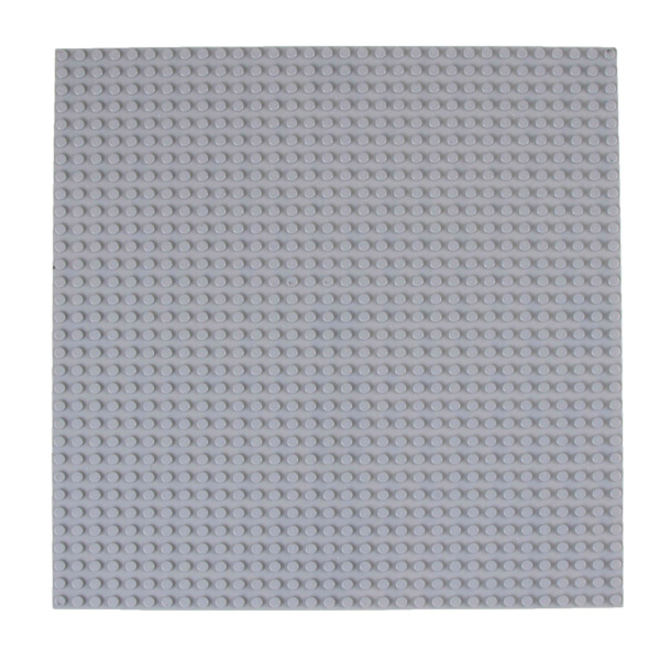 5 stk. Klassiske bundplader 10\" X 10\" Stakbare murstensbundplader Kompatibel med alle større mærker Bundplade Light Grey