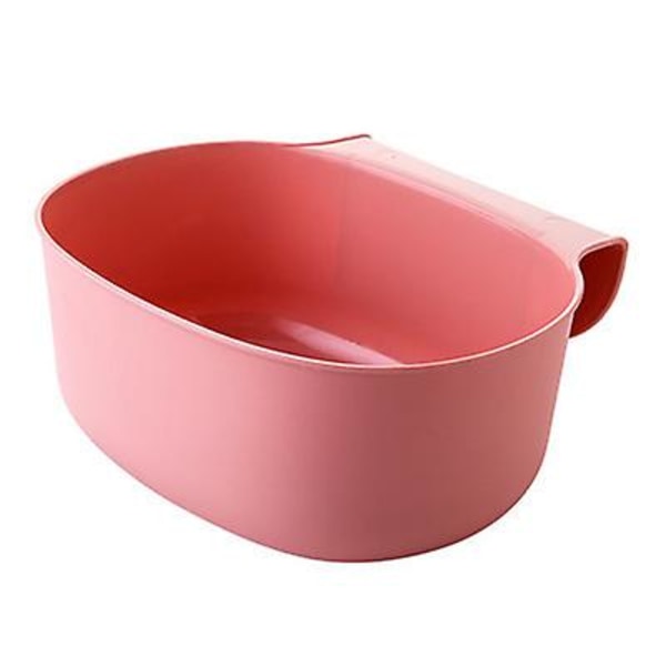 Køkkenskabsdør Hængende type skraldespand uden låg Plastaffaldsbeholder Pink