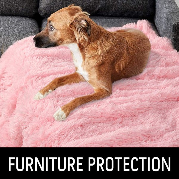 Luxury Fluffy Dog Blanket, Extra Soft and Warm Sherpa Fleece Pet Blankets for Dogs Cats, Plush Furry Faux Fur Puppy Throw Cover