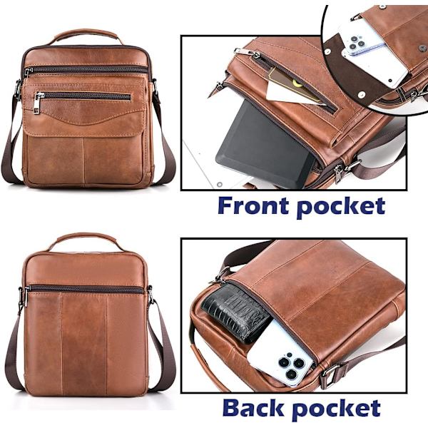 Äkta läder axelväska för män, herr crossbody väska, herr clutch väska, stor herr crossbody väska, axelväska, affärsväskor, resehandväskor för Ipa
