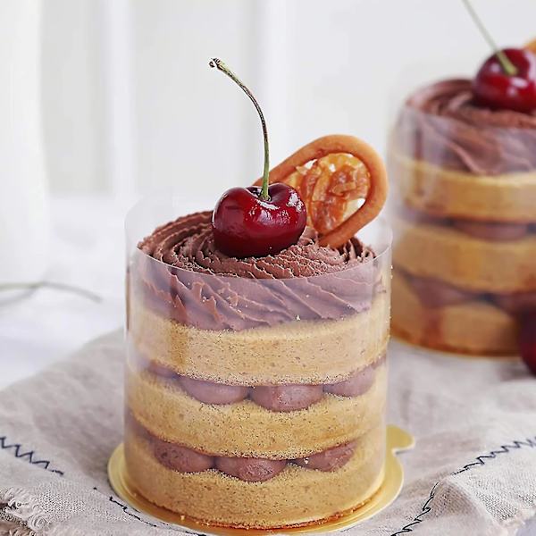 Kakun läpinäkyvä kalvo, pituus 10m Mousse-kaulus Leivonta Ympäröivä reuna Koristelu Rulla Width 15cm