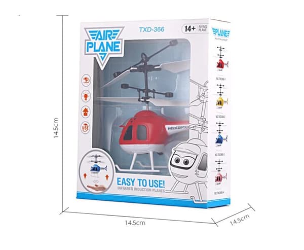 Mini fjärrkontroll helikopter drönare med vatten droppe kontroll modell tecknad gest sensor flygplan barn infraröd flygplan leksak