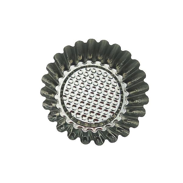 6 stk. Non-stick rustfrit stål æggekageform