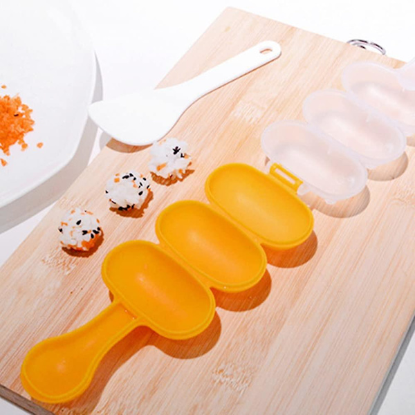 2 stk. Risballform Non-stick Risball Shaker Diy Sushi Roller Making Kit For Make Delicious Sushi Easy