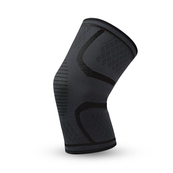 (L,Svart)Sport Knäskydd(2 Pack),Andningsbar Kompressions Knäskydd,Ligament Knäskydd för Meniskskada,Osteoartrit,Skada Återhämtning,Kör