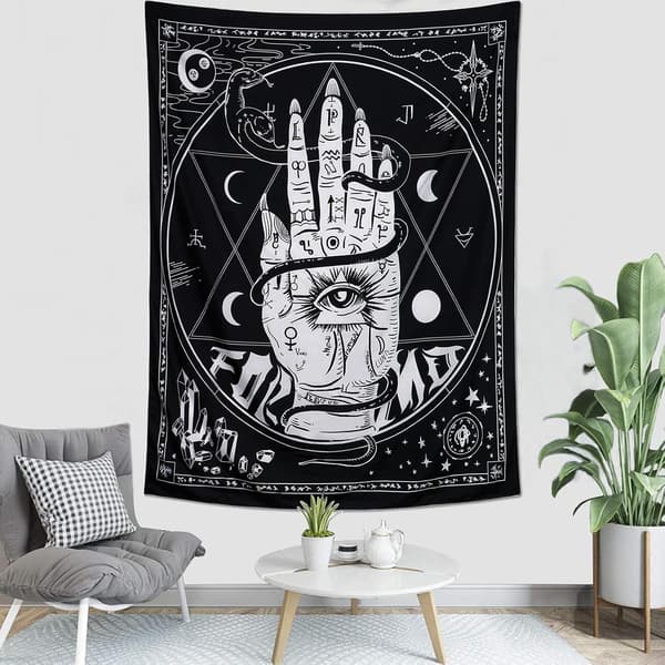 Tarot-veggteppe, middelaldersk europeisk spådom
