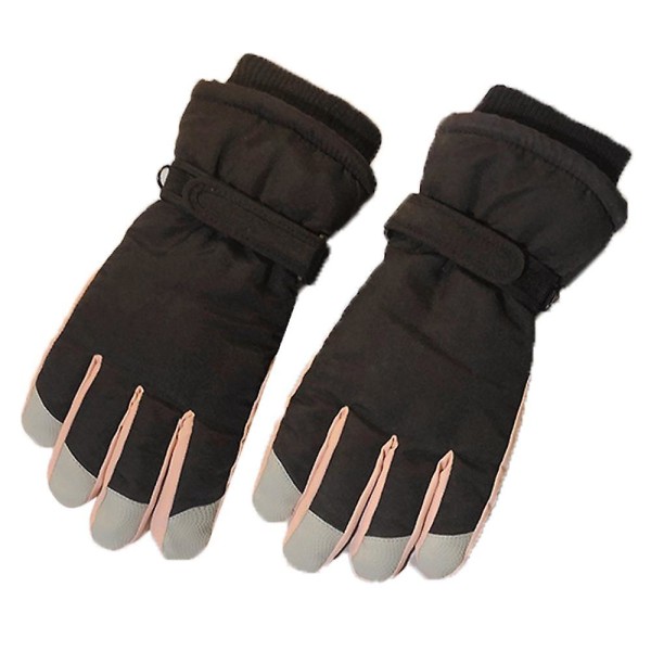 Vandtætte vintersnehandsker Fleeceforede varme vindtætte handsker
