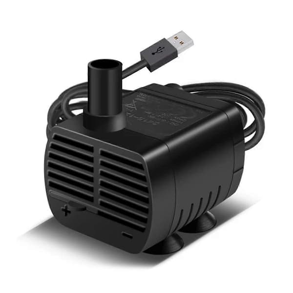 Tyst USB Vattenpump Borstlös Vattenpump för Husdjurs Vattendispenser Fontän Fisk Tank Dränkbara Pumpar Akvarium, B