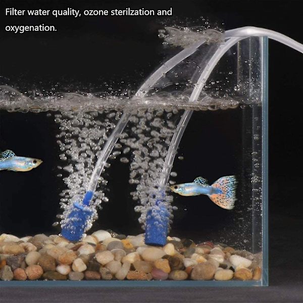 Luftsten Cylinder 30 stk Boble Diffuser Luftsten til Akvarium Fisktank Pumpe