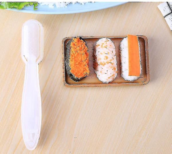 2 st Sushiform Risbollsmaskin Krigsfartyg Sushiform Bento Oval Risbollsmaskin Frukostkök