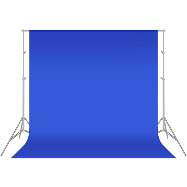 1,8x2,8m Fotostudie Baggrund 100% Gennemsigtig Muslin Sammenklappelig til Fotografering Video og TV Blå