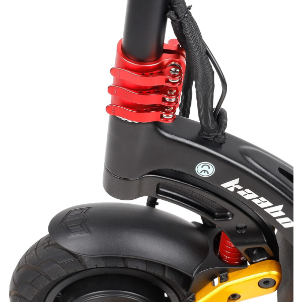 Röd monteringsfäste för Kaabo Mantis 10 elektrisk scooter hopfällbar basfäste stabilisering tillbehör reservdelar eftermontering