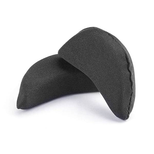 2 par mjuka svamp tåplugg fotstöd skofyllare unisex skoinlägg höga klackar inlägg, skoinlägg & innersulor Black