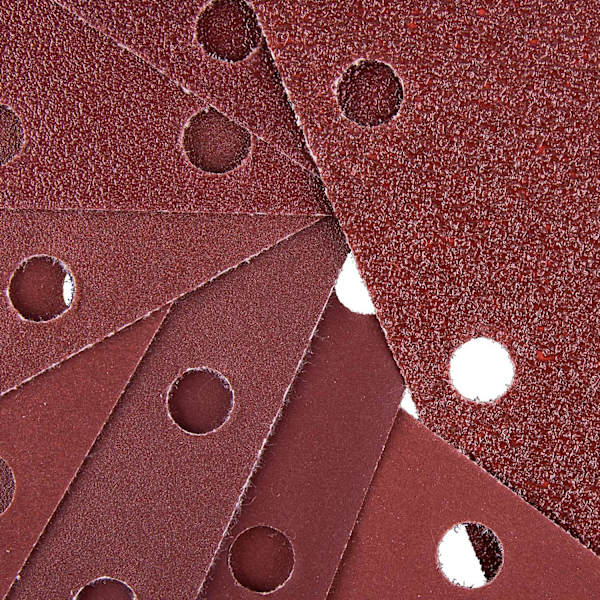 120 Grit Sander Sandpaper Sheet, 8 Holes, 185 X 95mm Sand Paper Pad, Hook & Loop Sandpaper, 20 Pack 80 grit