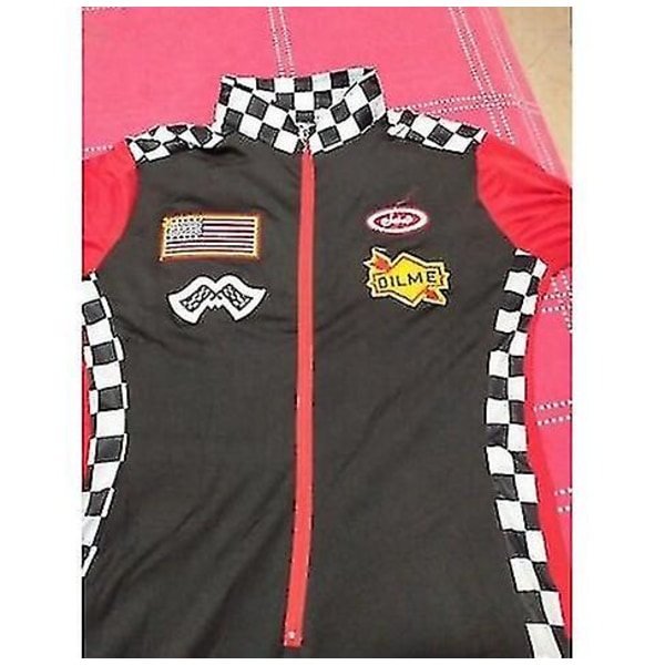 Sexy racerbilfører uniform jente racing driver cosplay jumpsuit for dame 2XL