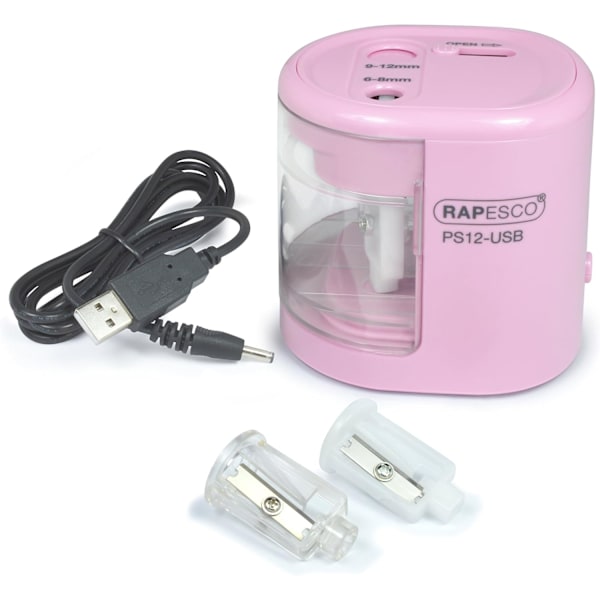 USB Elektrisk Blyantspidser, Pink Farve