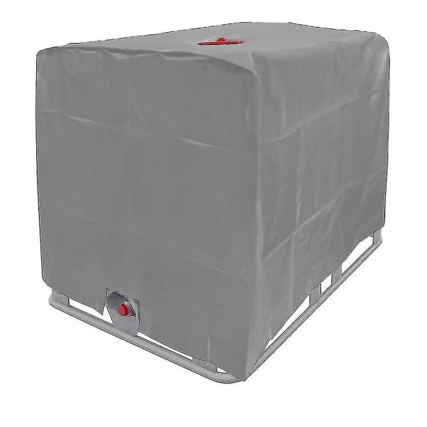 IBC-tanklock, regnvattentanklock för IBC-behållare, 1000 l vattentank, regnvattentank, UV-beständig film, skyddande lock Grey
