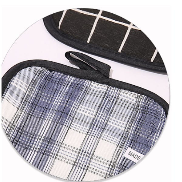 Set med 6 grytunderlägg, 100 % bomull, för grillning, matlagning, ugn, mikrovågsugn, grillning, vår/sommar, påsk (17,5 cm x 17,5 cm)
