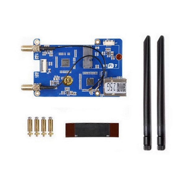 MPW2.5G för 5 Expansionskort PCIE till WiFi7 2.5G ETH HAT RTL8125 M.2 Gränssnitt för RPI 5