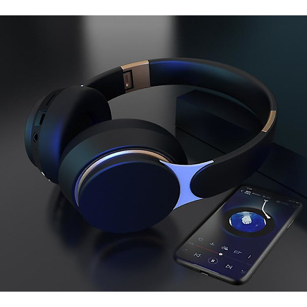 Trådlöst sportheadset Bluetooth-headset Subwoofer Stereo hopfällbart headset Red