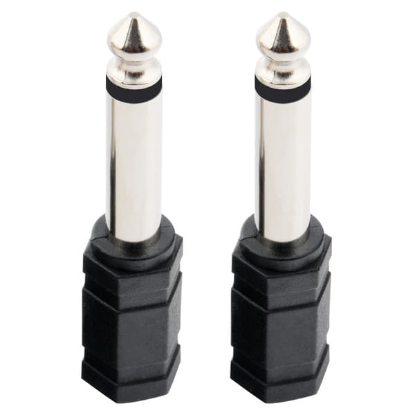 6,5 stik til 3,5 mono jackstik adapter 6,35 stik til 3,5 hun audio adapter 2 stk