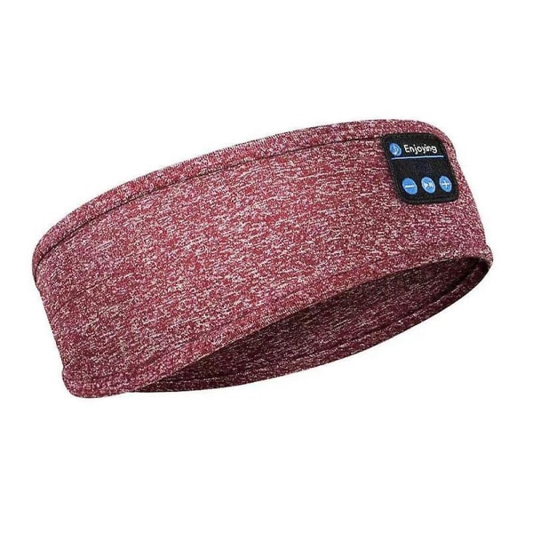 Sleep-hovedtelefoner Bluetooth-hovedbånd, trådløse hovedtelefoner med hovedbånd Red