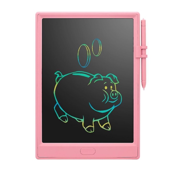 LCD värikäs piirustustabletin kirjoitusalusta, 10 tuumaa, lasten leluja Pink