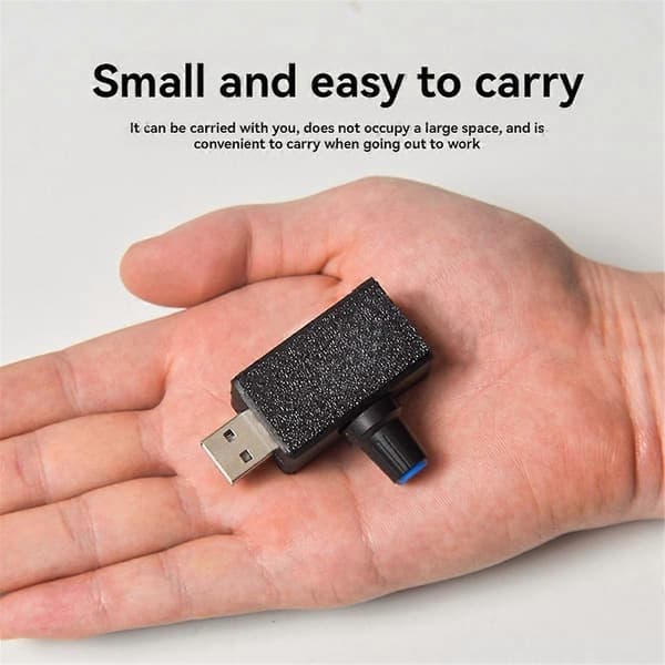 5V USB Viftehastighetskontroller Spenningsreguleringsmodul Motorhastighetskontroller USB-A Grensesnitt DIY Kjøleribbekontrollbryter