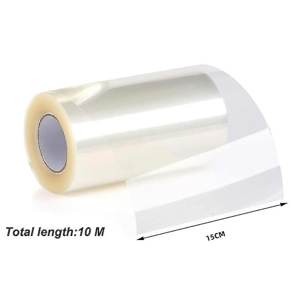 Kage Transparent Film, Længde 10m Mousse Krave Bage Omkring Kanten Dekorering Rulle Width 15cm