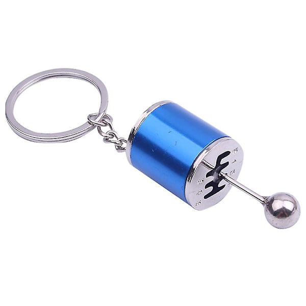 Polering Gear Knob Nøglering Blue