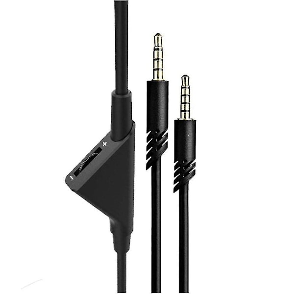 Reserve lydkabel med volumkontroll for Astro A10 A40 Gaming Headset 2m