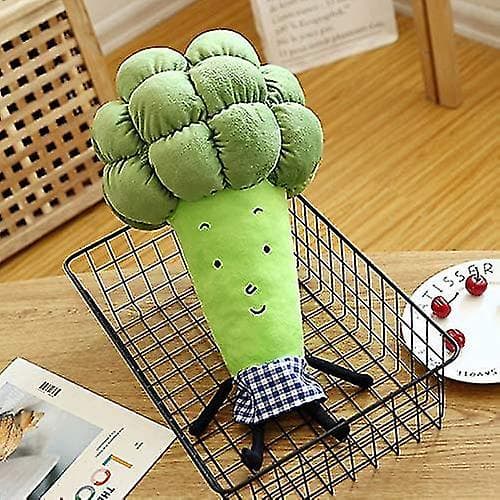 Multifunktionel pude grøntsag broccoli plys legetøj bløde dukker 55cm