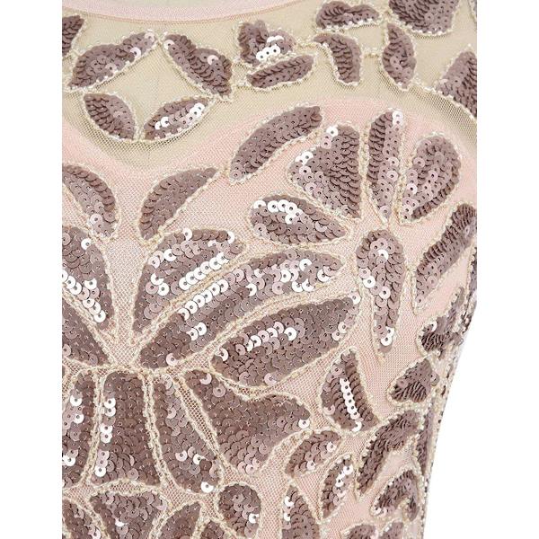 Kvinnors 1920-tals Sequin Gatsby Långklänning för Bal L