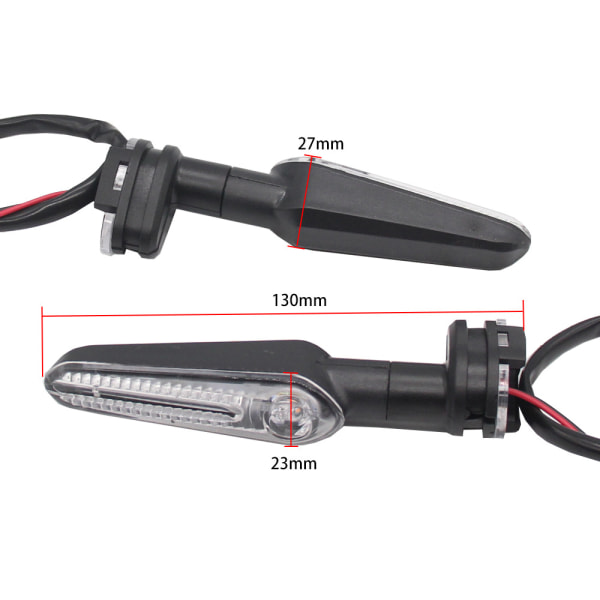 Egnet for Yamaha MT07 MT03 125 MT09 LED blinklys motorsykkel modifikasjonsindikatorlys