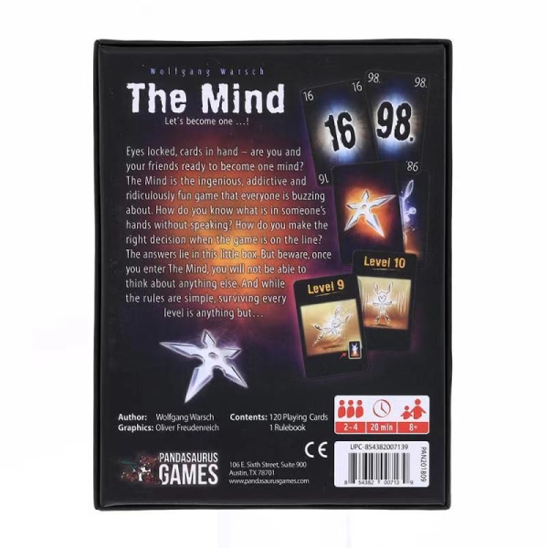 The Mind - Ett familjevänligt brädspel - vuxna, tonåringar och