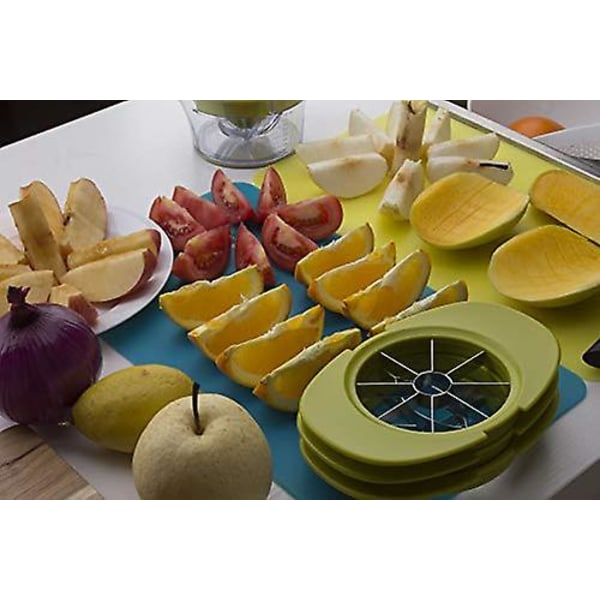 Enkelt köksredskap 4-i-1 frukt mangoskalare Splitter Pitter Remover Apple Päron Corer Cutter Tomatskärare