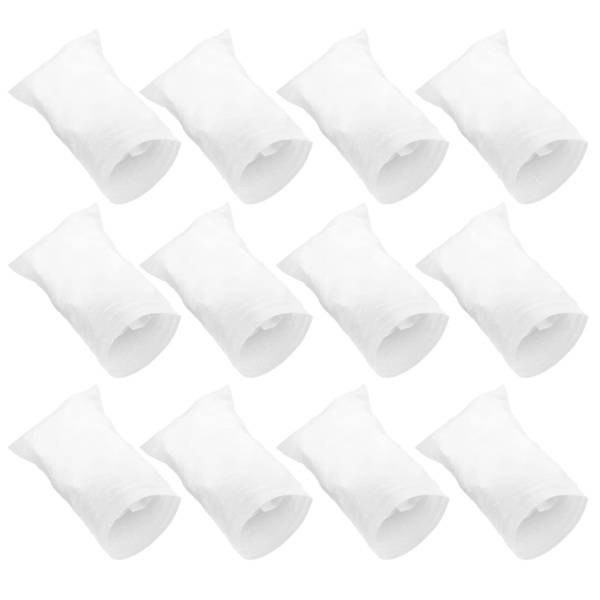 100 stk tykkede perlebomullsposer støtsikre ekspressleveringspakningsposer 15x15cm