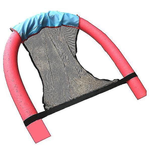 Vattenhängmatta Recliner Uppblåsbar Flytande Simmadrass Pool Party Leksak Lounge Säng För Simning Luftmadrasser Red