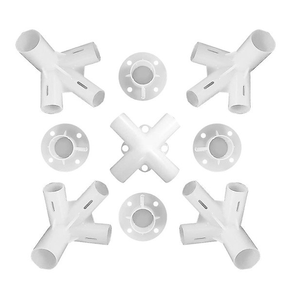 Tält Intubation Tillbehör Tält Anslutningsdelar Reservdelar För 3x3m Paviljong Markis Tältfötter Hörn Center Connector 4PCS